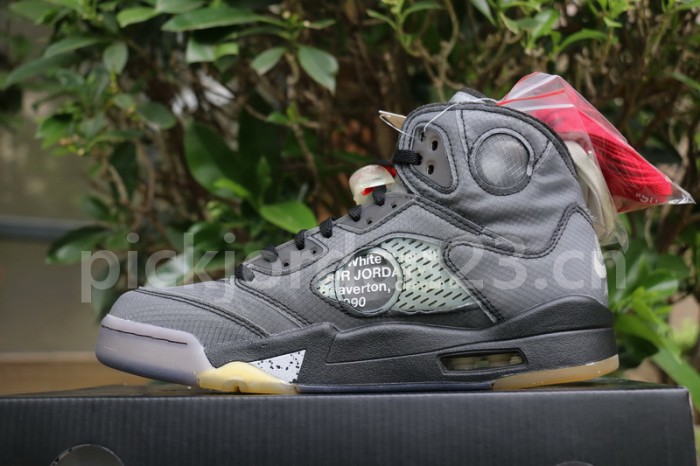 Authentic OFF-WHITE x Air Jordan 5