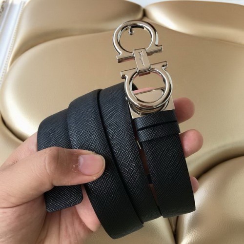 Super Perfect Quality Ferragamo Belts(100% Genuine Leather,steel Buckle)-1352