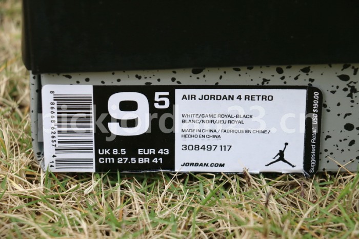 Authentic Air Jordan 4 “Black Suede”