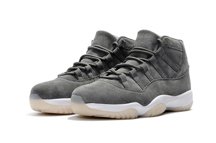 Perfect Air Jordan 11 Grey Suede