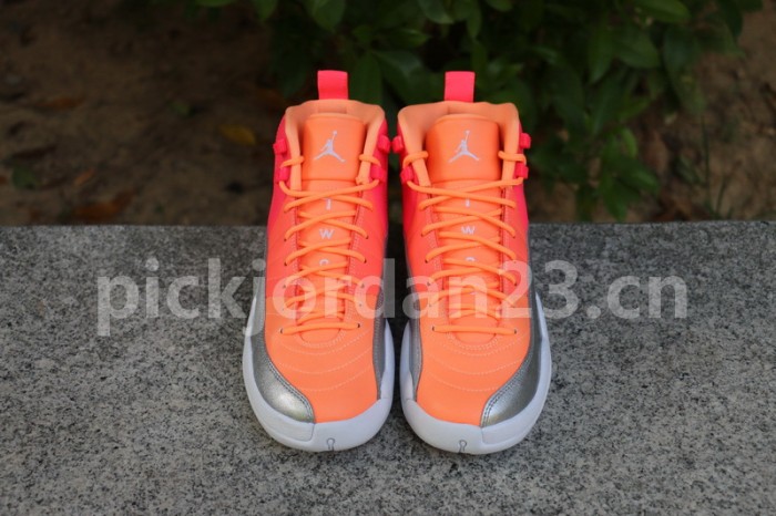 Authentic Air Jordan 12 GS “Hot Punch”