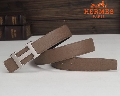 Super Perfect Quality Hermes Belts(100% Genuine Leather,Reversible Steel Buckle)-362
