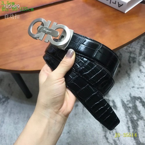 Super Perfect Quality Ferragamo Belts(100% Genuine Leather,steel Buckle)-1484