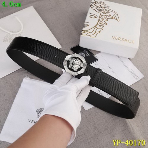 Super Perfect Quality Versace Belts(100% Genuine Leather,Steel Buckle)-089
