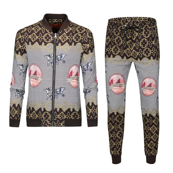 LV long sleeve men suit-241(M-XXXL)