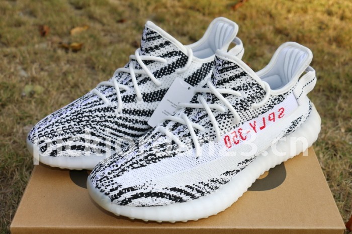 Authentic AD Yeezy 350 Boost V2 Zebra