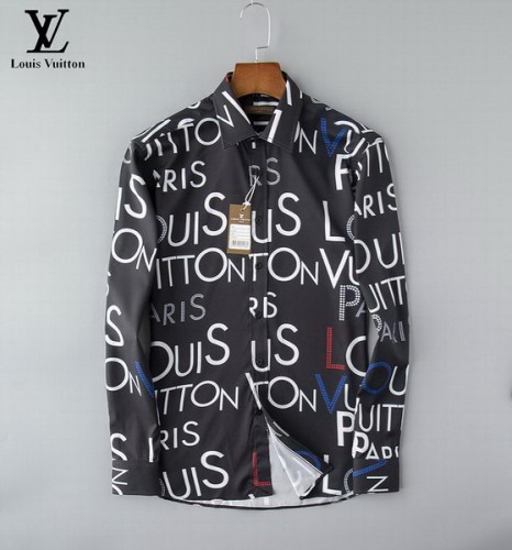 LV long sleeve shirt men-087(M-XXXL)