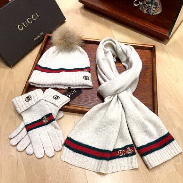 G Wool Cap Scarf AAA-142