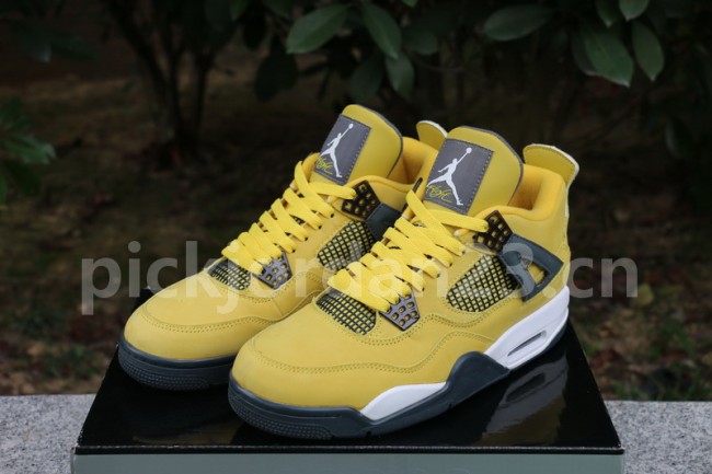 Authentic Air Jordan 4 “Lightning” 2018