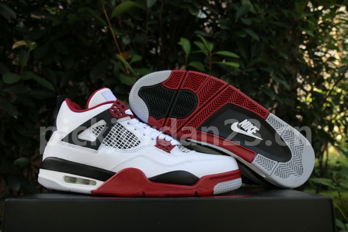 Authentic Air Jordan 4 Retro Fire Red 2018