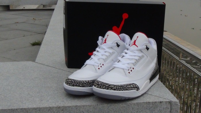 Authentic Air Jordan 3'88 “White Cement”