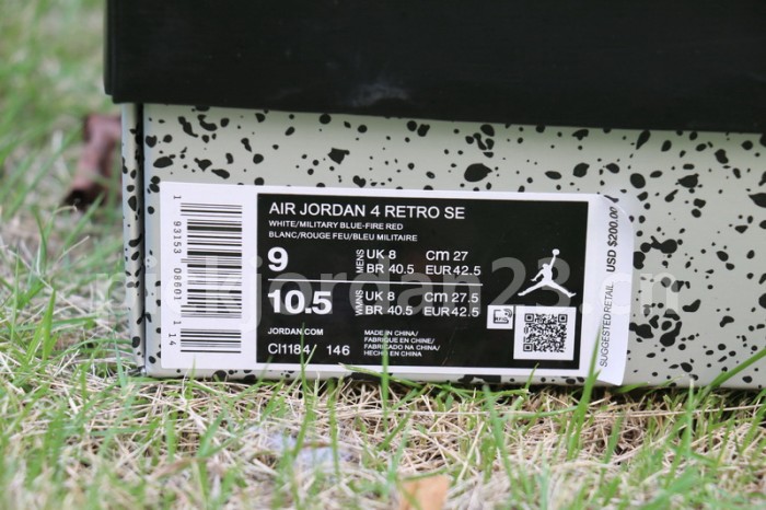 Authentic Air Jordan 4 “What the”