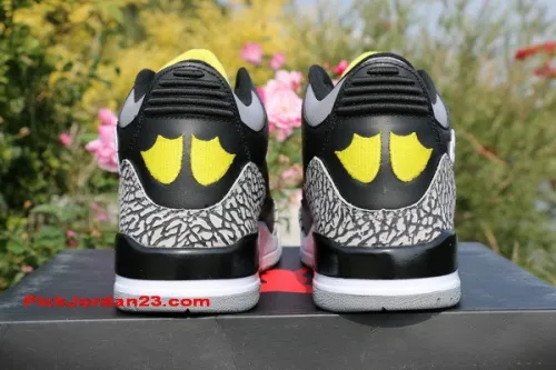 Authentic Air Jordan 3 Oregon Ducks Black