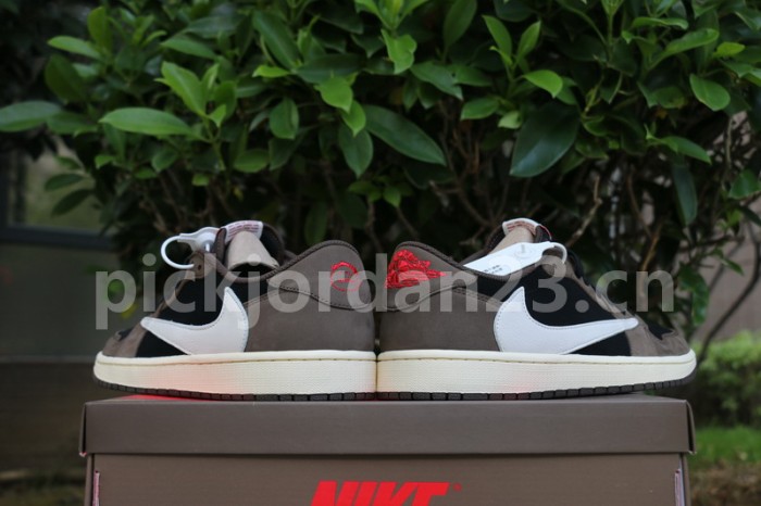 Authentic Travis Scott x Air Jordan 1 Low “Dark Mocha”