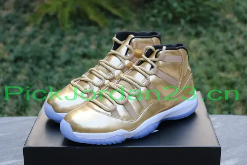Authentic Air Jordan 11 Gold PE