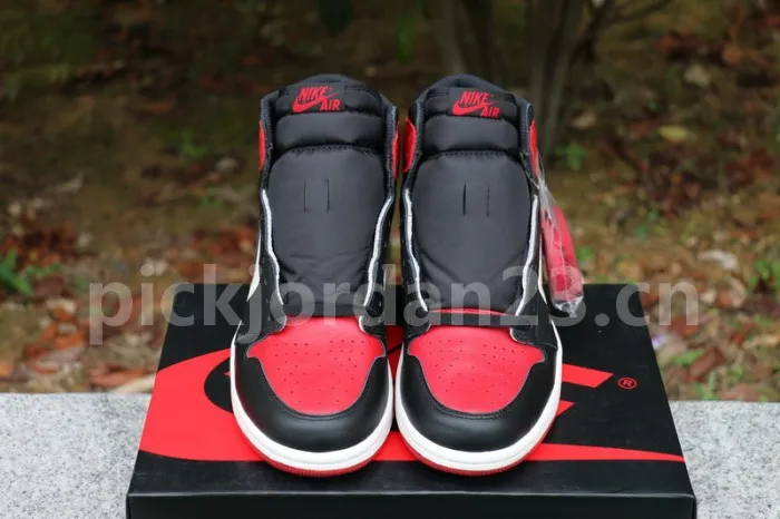 Authentic Air Jordan 1 Retro High OG “Bred Toe”
