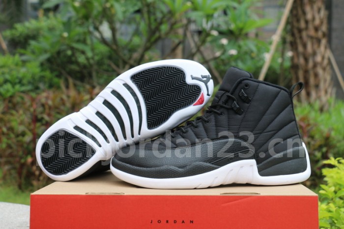 Authentic Air Jordan 12 “Black Nylon”