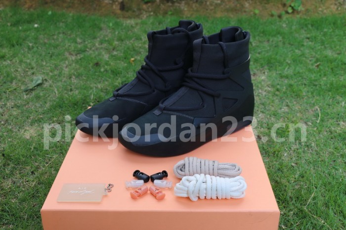 Authentic Nike Air Fear of God 1 “Triple Black”