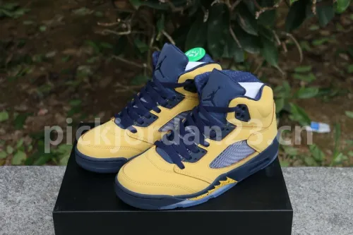 Authentic Air Jordan 5 SP “Michigan”