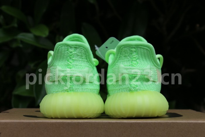 Authentic AD Yeezy 350 Boost V2 “Glow” kids shoes