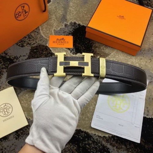 Super Perfect Quality Hermes Belts(100% Genuine Leather,Reversible Steel Buckle)-251
