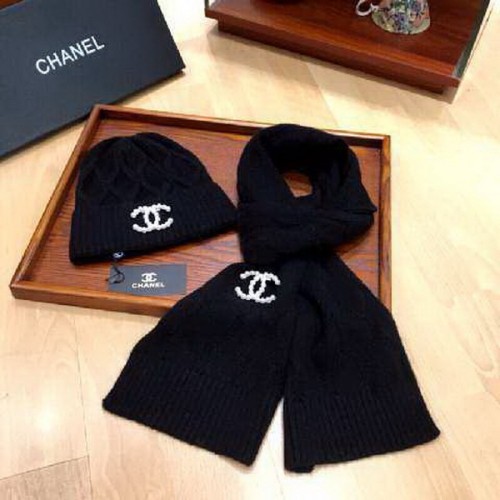 CHAL Wool Cap Scarf AAA-079