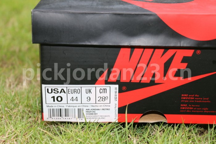 Authentic Air Jordan 1 Retro OG High “Banned” 2016