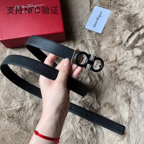 Super Perfect Quality Ferragamo Belts(100% Genuine Leather,steel Buckle)-1367
