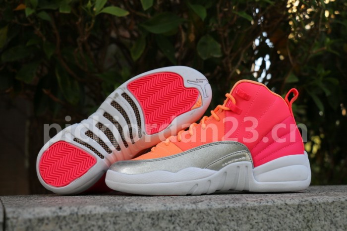 Authentic Air Jordan 12 GS “Hot Punch”
