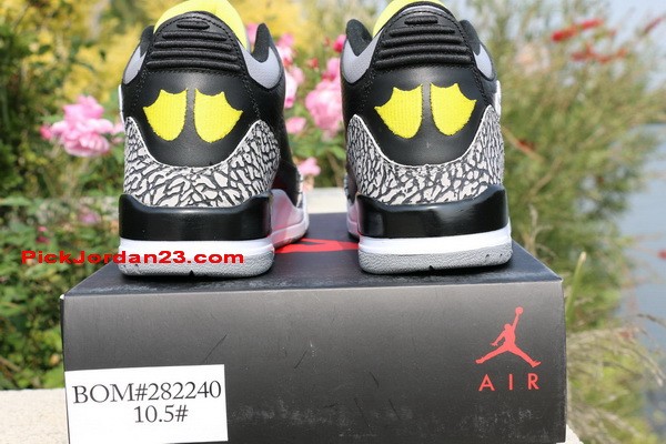 Authentic Air Jordan 3 Oregon Ducks Black