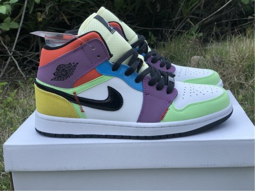 Authentic Air Jordan 1 Mid SE “Multicolor”