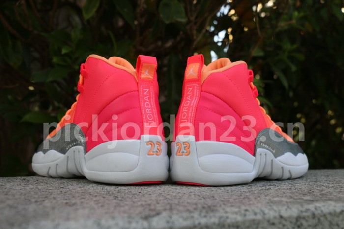 Authentic Air Jordan 12 GS “Hot Punch”