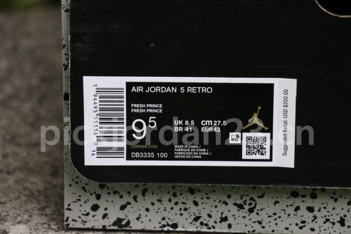 Authentic Air Jordan 5 “Alternate Bel-Air”