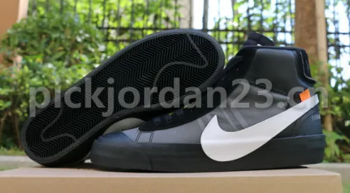 Authentic OFF-WHITE x Nike Blazer Mid “Grim Reepers” GS