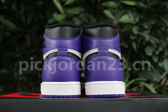Authentic Air Jordan 1 “Court Purple”