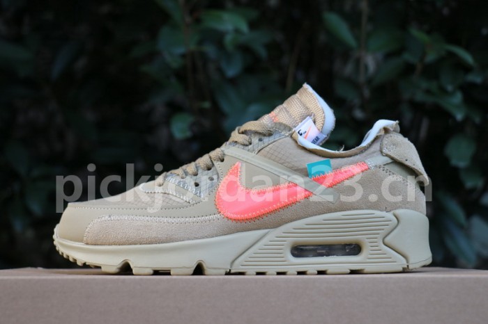 Authentic OFF-WHITE x Nike Air Max 90 “Desert Ore”