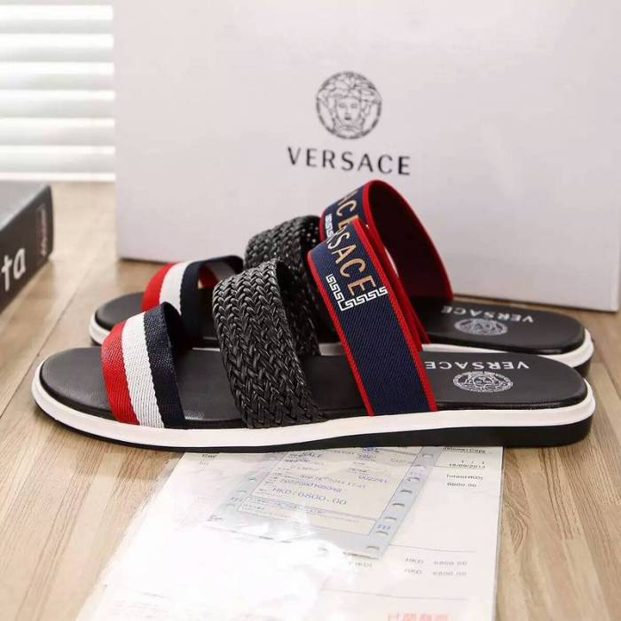 Versace men slippers AAA-049