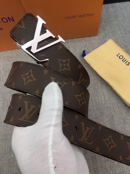 Super Perfect Quality LV Belts(100% Genuine Leather Steel Buckle)-2249