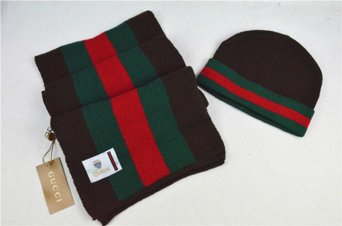 G Wool Cap Scarf AAA-021