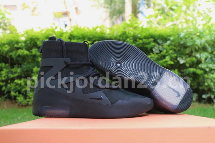 Authentic Nike Air Fear of God 1 “Triple Black”