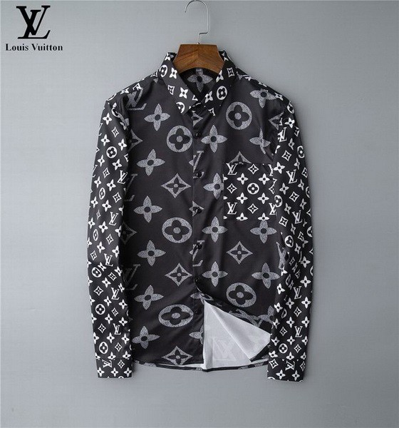 LV long sleeve shirt men-039(M-XXXL)