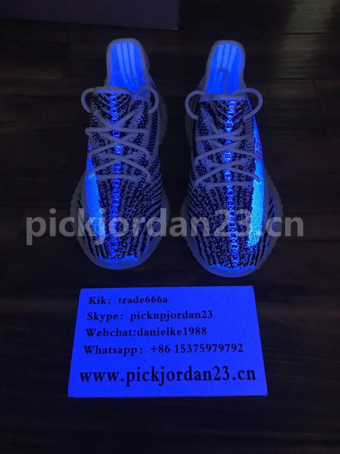 Authentic AD Yeezy 350 Boost V2 Zebra