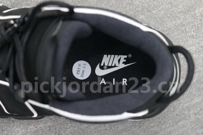 Authentic Nike More Uptempo “Black/White”