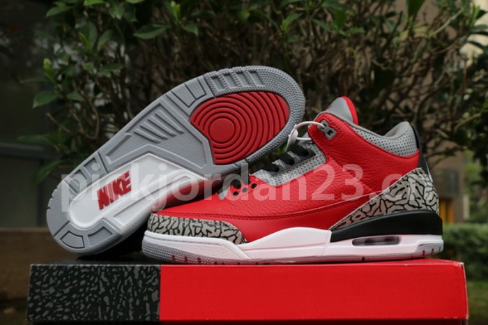 Authentic Air Jordan 3 “Red Cement”