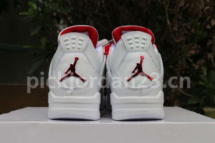 Authentic Air Jordan 4 “Red Metallic”
