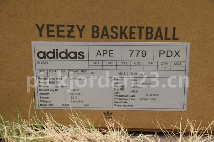 Authentic Yeezy Basketball Boost Black