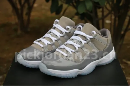 Authentic Air Jordan 11 Low “Cool Grey”