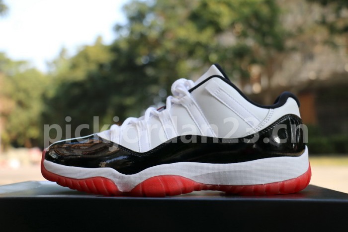 Authentic Air Jordan 11 Low “White Bred”