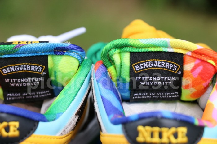 Authentic Ben & Jerry's x Nike SB Dunk Low Pro QS Kids shoes