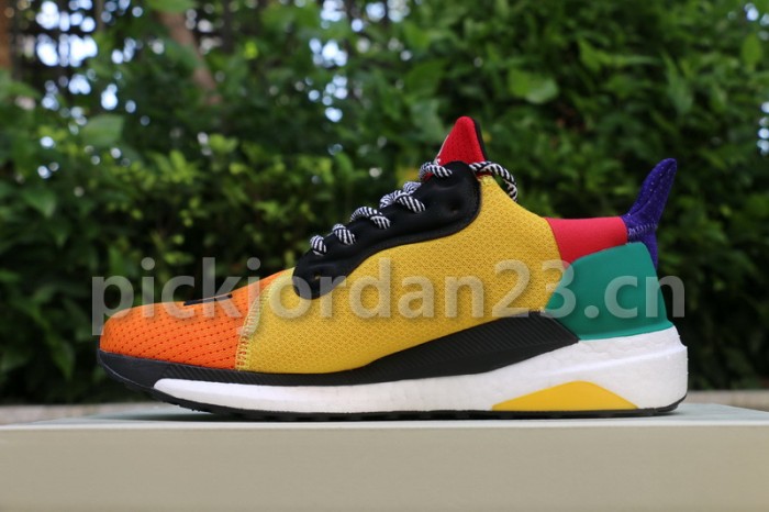 Authentic Pharrell Williams x AD Solar Hu Glide Orange